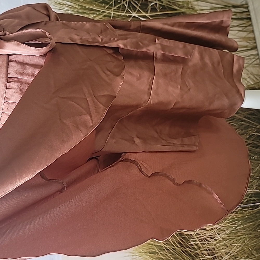NWOT Ruffle Midi Dress - Picture 4 of 7